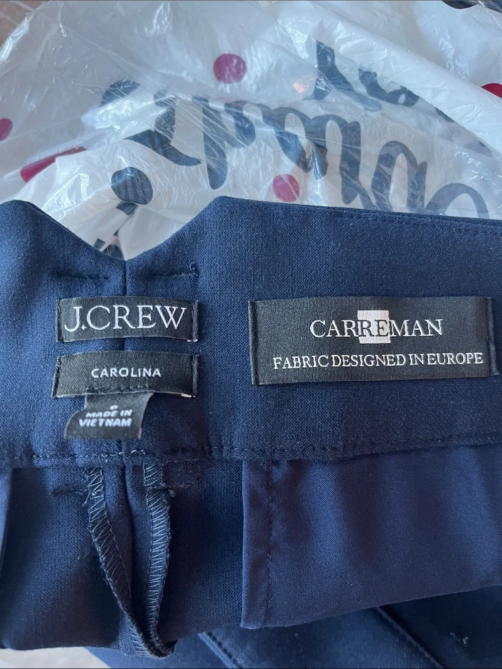 NWOT J. Crew | Carolina pant in four-season stretch | Navy | Size 6 (hemmed)